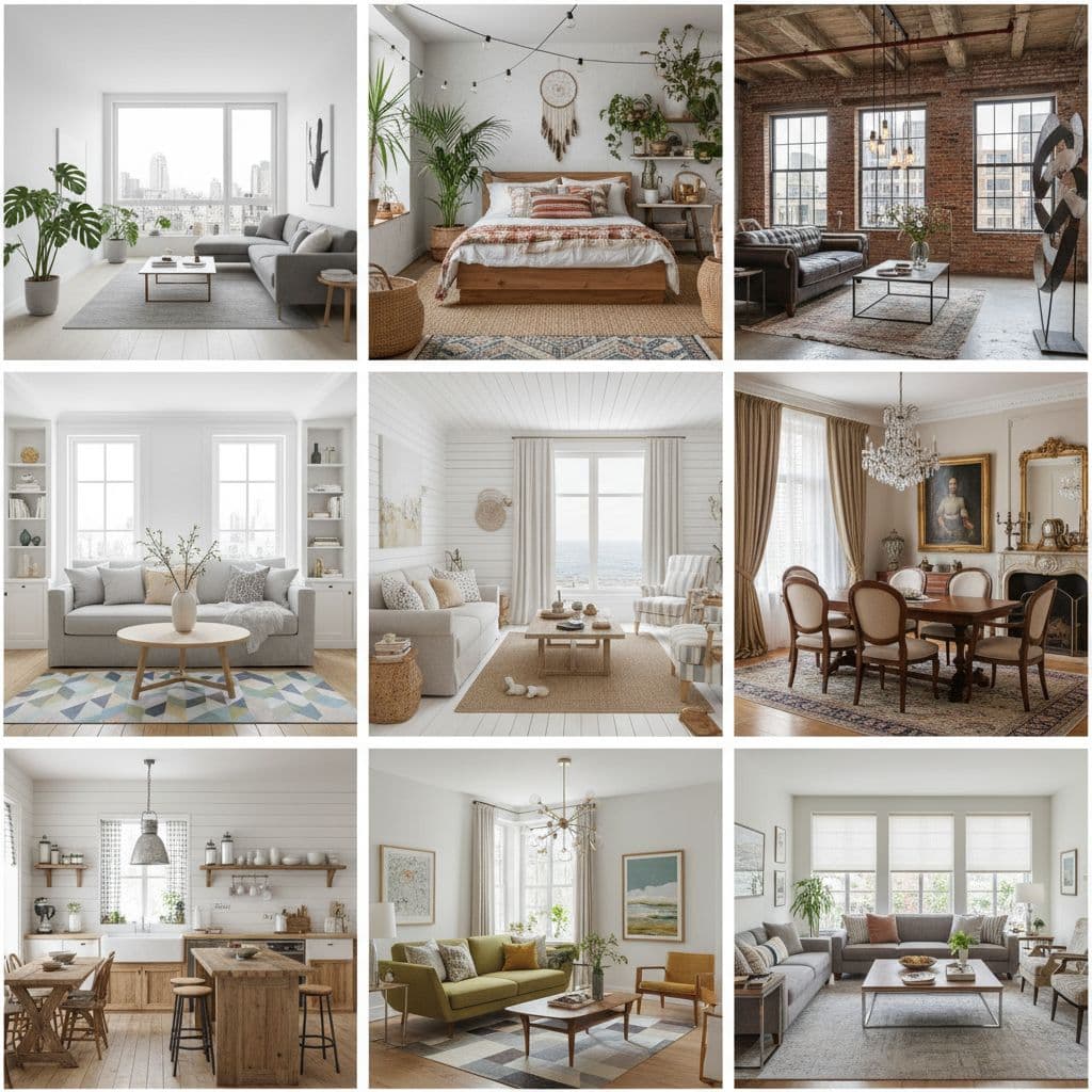 80+ Curated Interior Design Styles demonstration