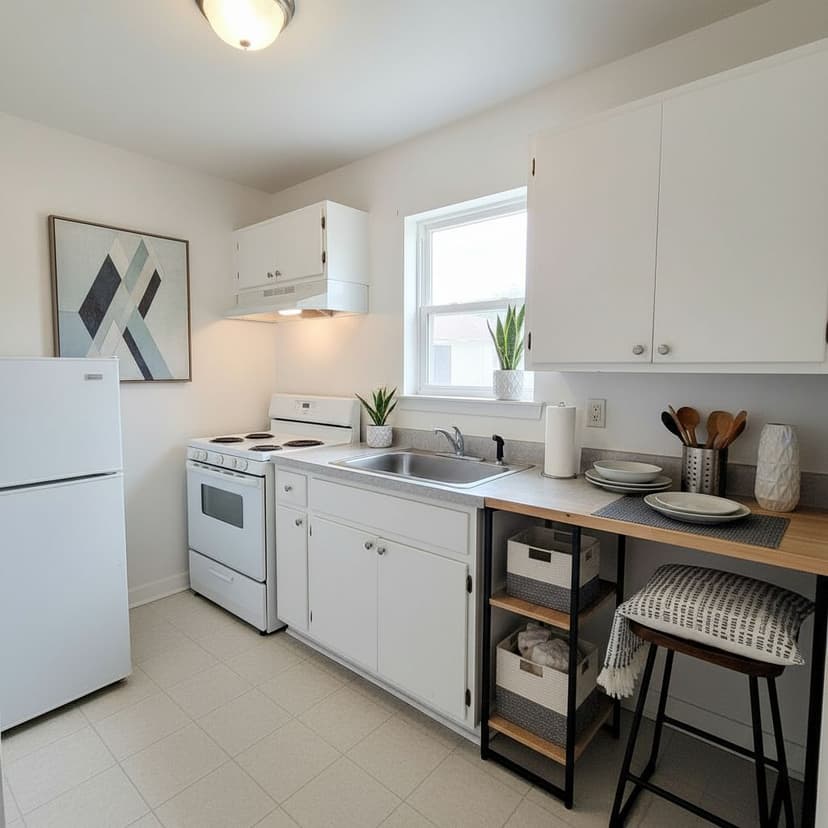 After: Small Kitchen Interior Design into Functional Showpiece