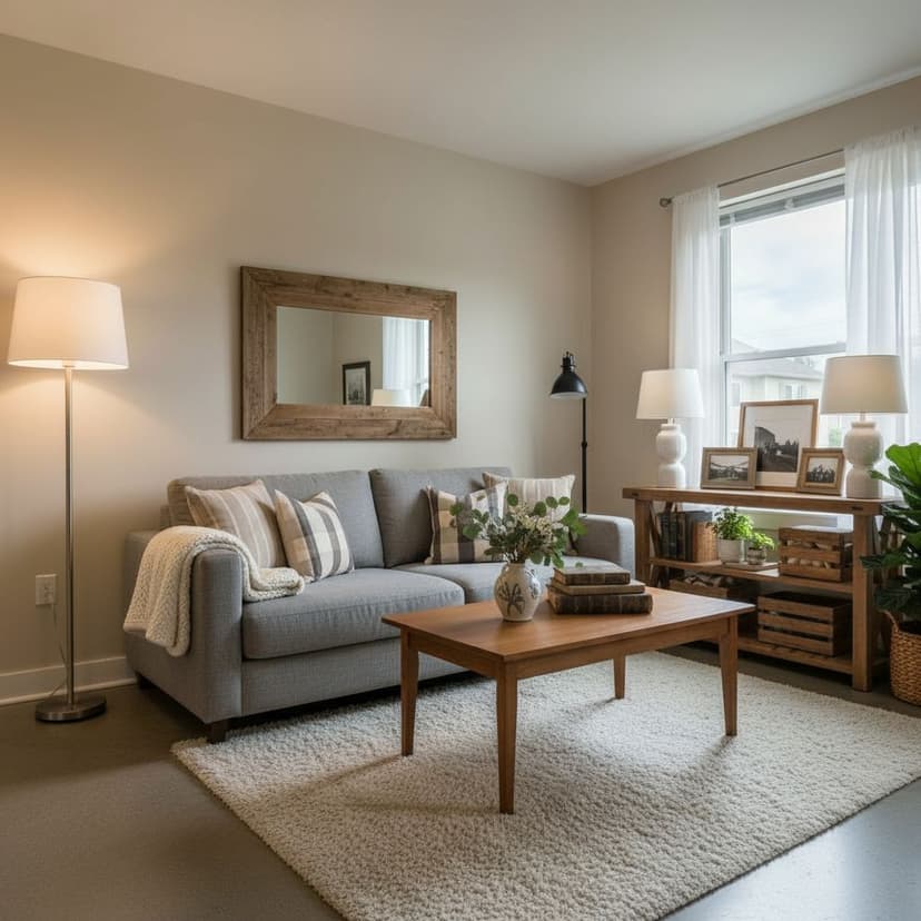 After: 1980s Living Room Gets Modern Interior Design