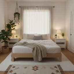 Bedroom after transformation