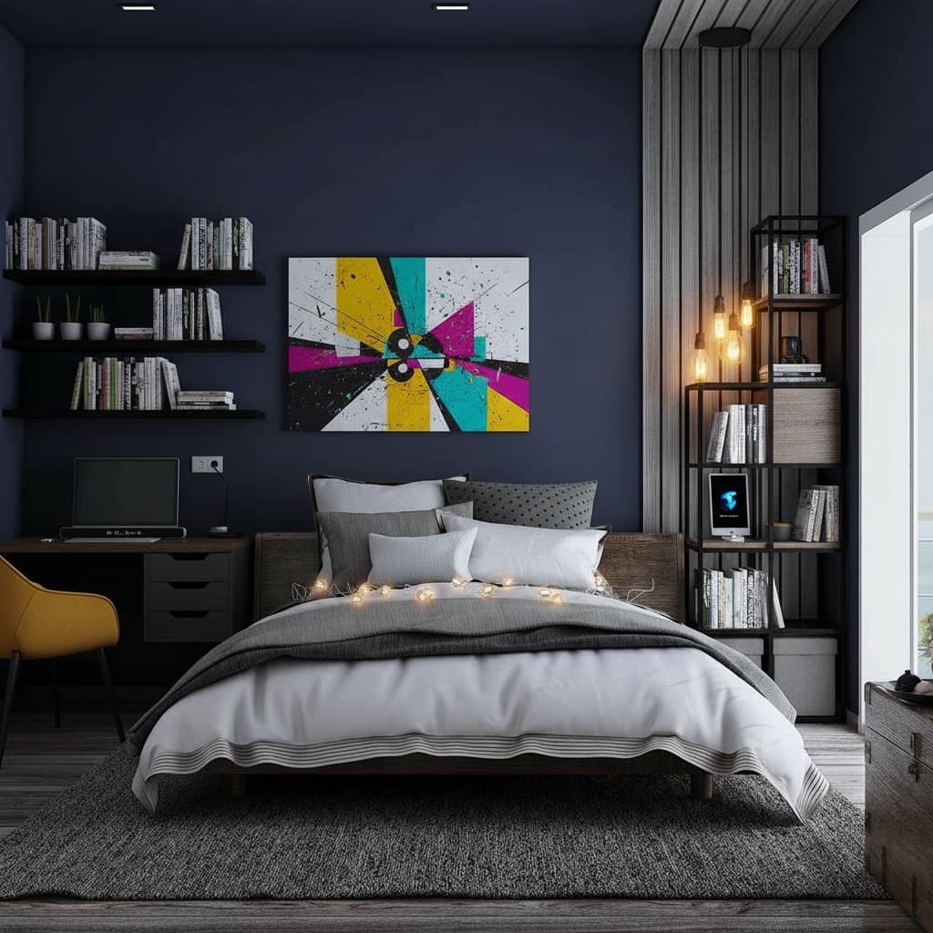 Dark Modern Studio interior design style