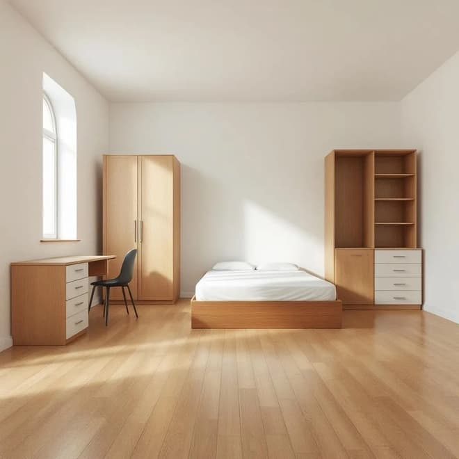 Before: Original bedroom