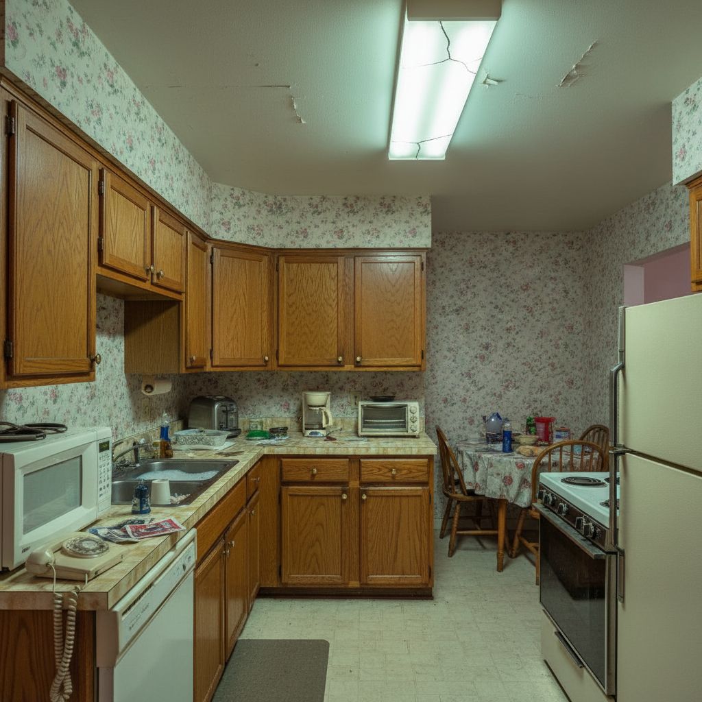 Kitchen before transformation