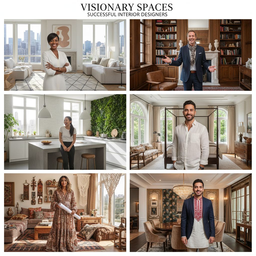 Success stories of interior designers who created effective brands with AI