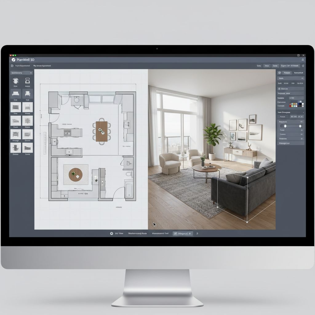 Various furniture planning tools and methods comparison