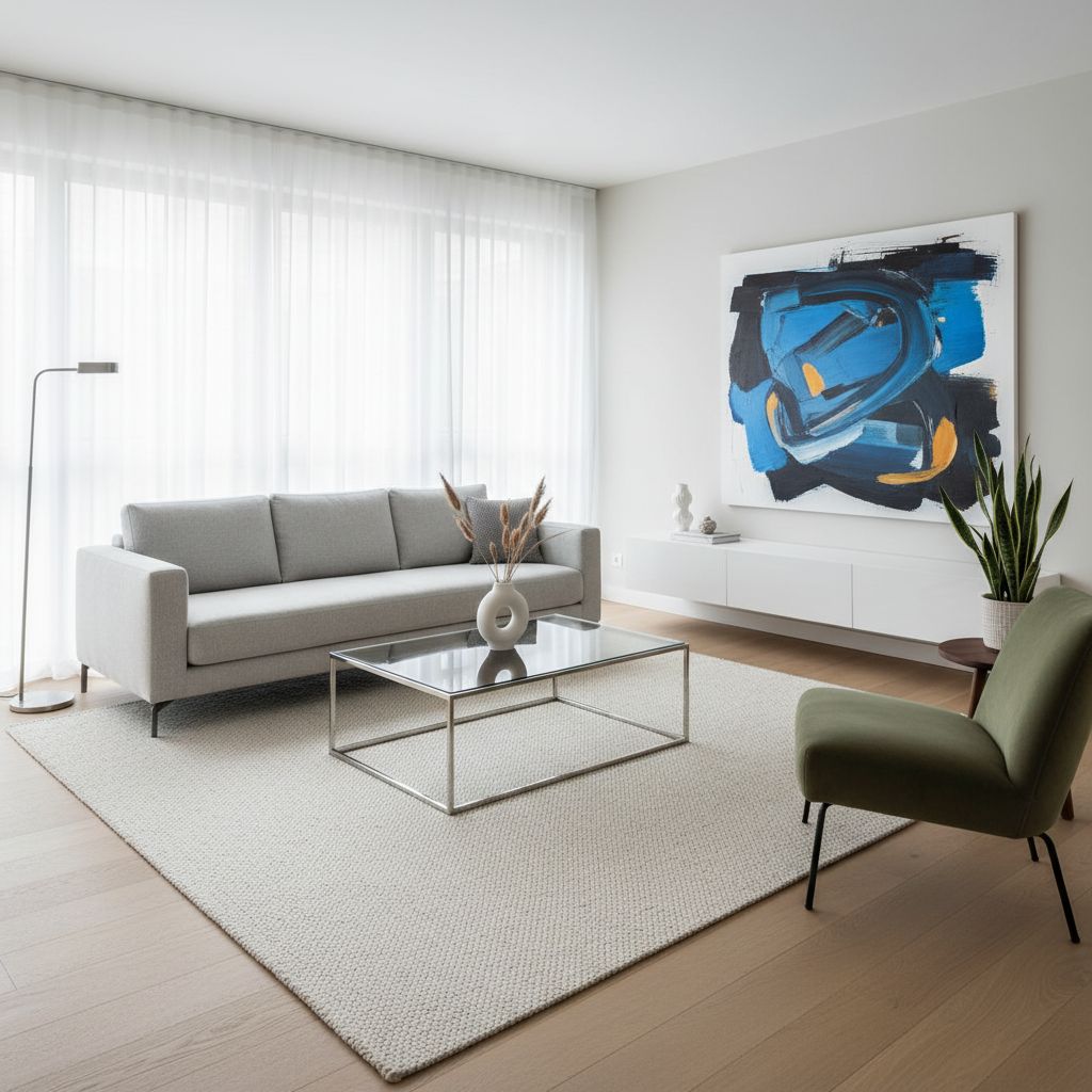 Modern decor applied across different room types