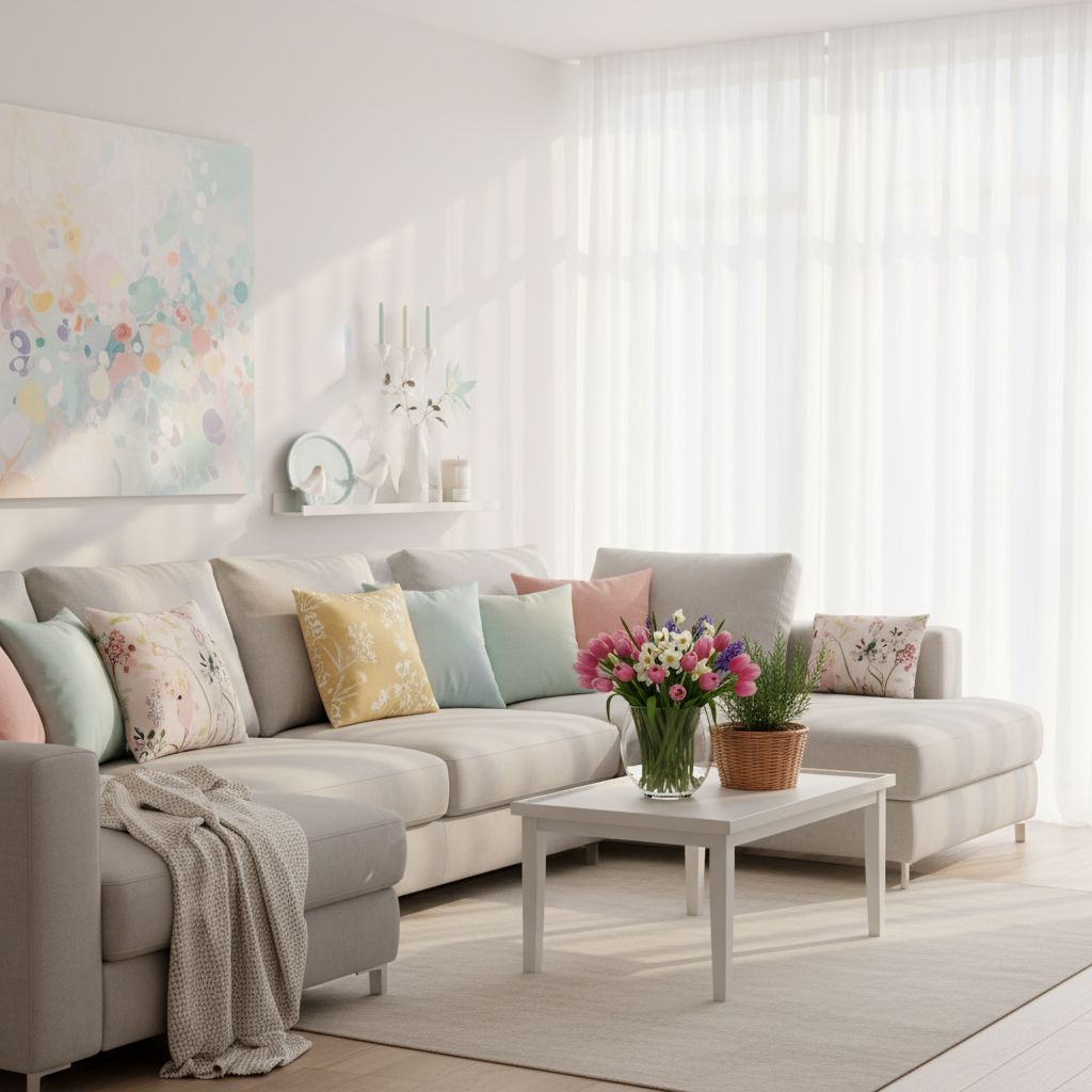 Seasonal modern home decor updates throughout the year