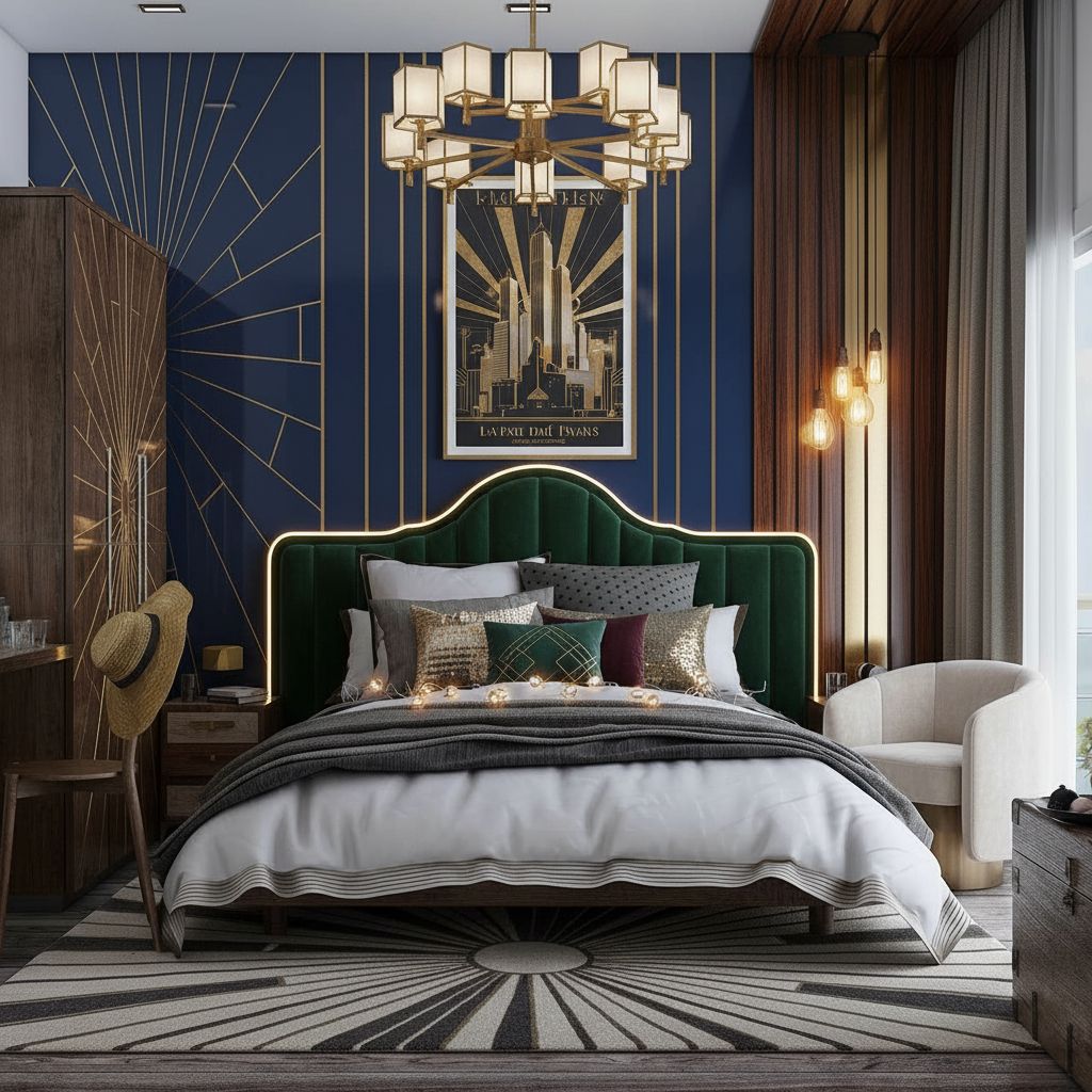 Before and after contemporary interior design transformation with Decoratly