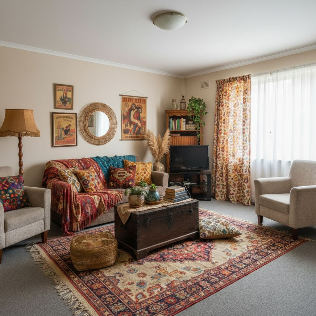 Before and after contemporary interior design transformation with Decoratly