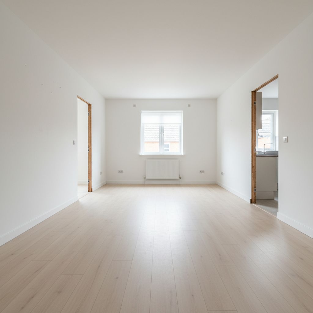 Elegant living room before coastal interior design