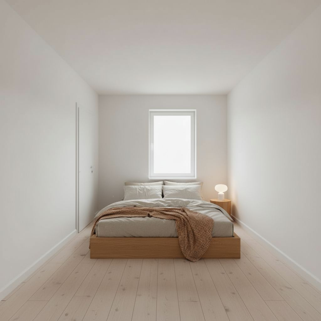 Before and after contemporary interior design transformation with Decoratly