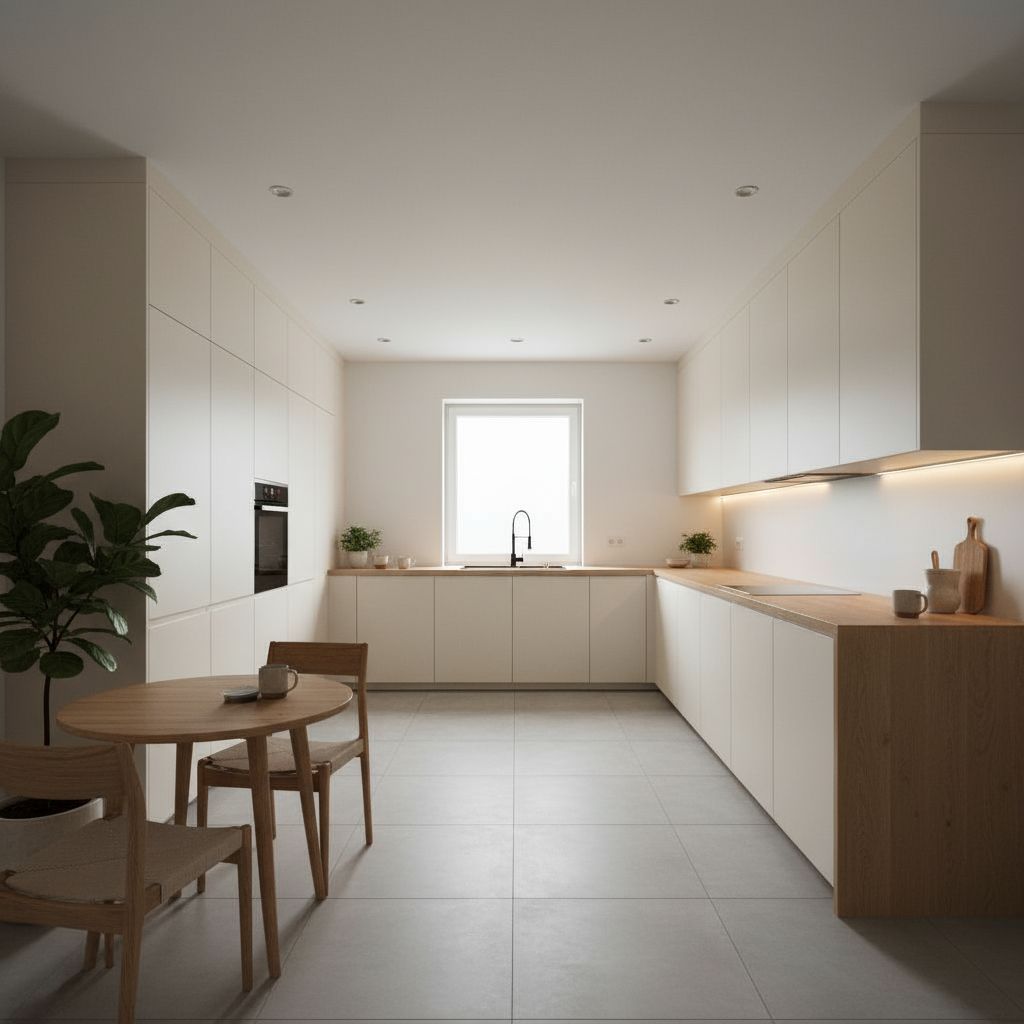 Before and after contemporary interior design transformation with Decoratly